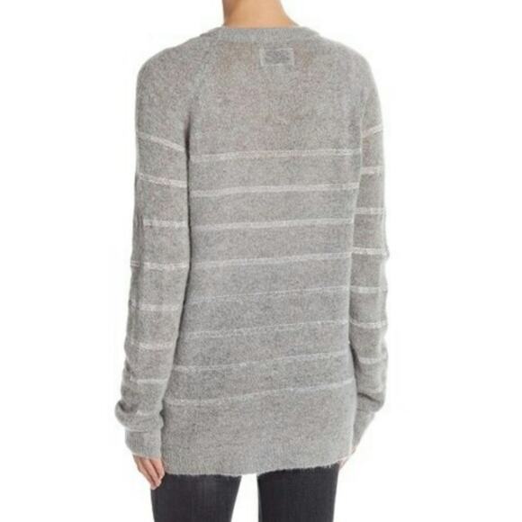 Current/Elliott Victor Metallic Stripe Knit Sweater - Size 1 - NWT - Picture 5 of 8